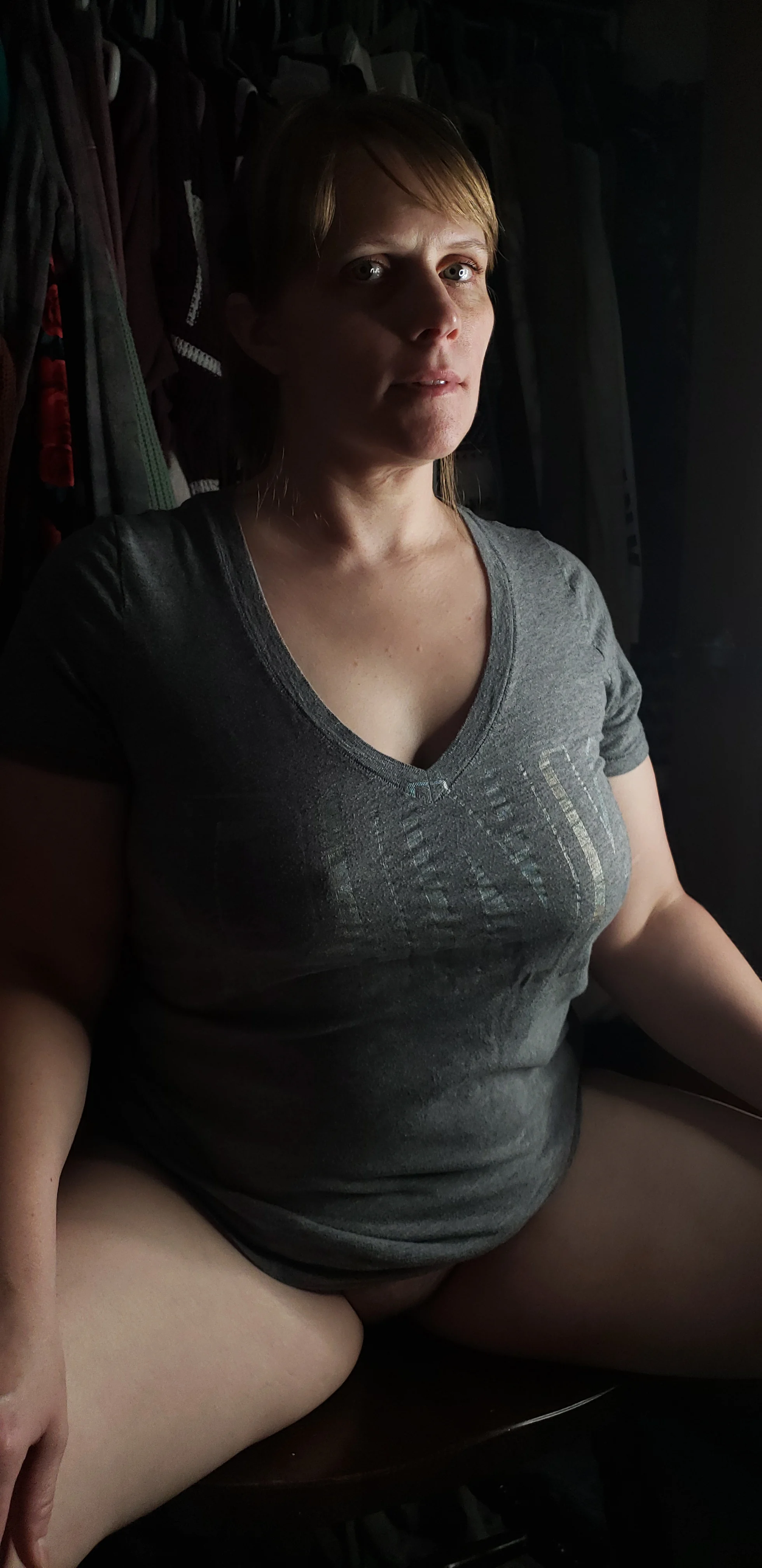 Casey in a quiet, softly lit moment